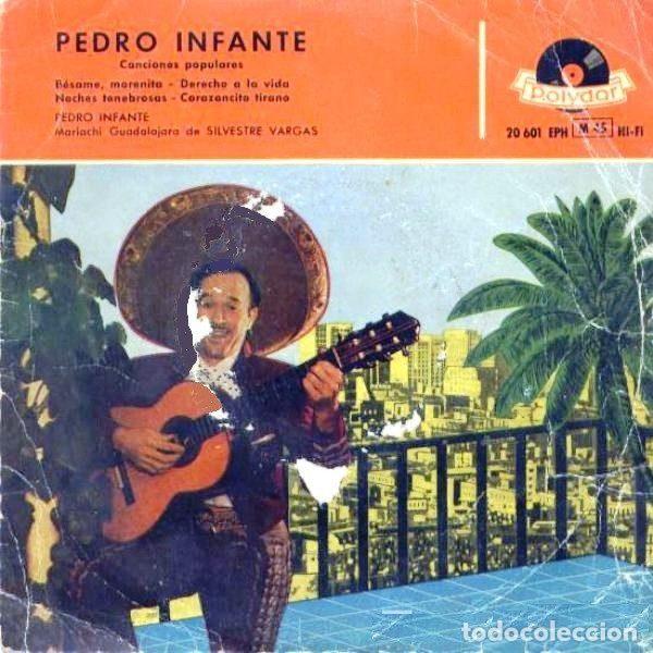 Dischi in vinile: Pedro Infante &ndash; Canciones Populares (Vinyl, Polydor 20 601 EPH)