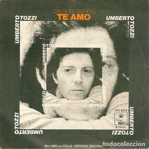 Vinyl-Schallplatten: Umberto Tozzi &ndash; Te Amo (Canta En Espa&ntilde;ol) (Vinyl, Epic EPC 5272)