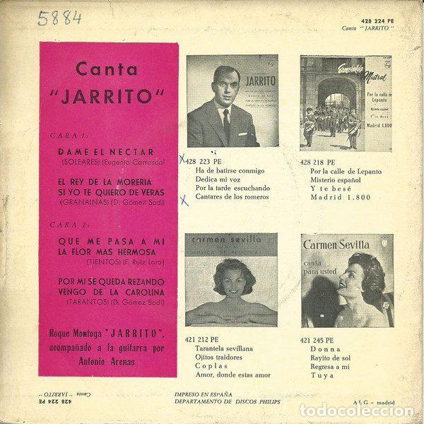 Discos de vinilo: Jarrito &ndash; Dame El Nectar (Vinyl, Philips 428 224 PE) - Foto 2