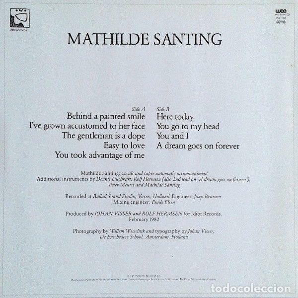 Discos de vinilo: Mathilde Santing &ndash; Mathilde Santing (Vinyl, Idiot Records 240 951-1) - Foto 2