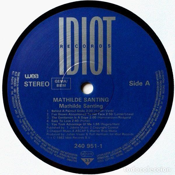 Discos de vinilo: Mathilde Santing &ndash; Mathilde Santing (Vinyl, Idiot Records 240 951-1) - Foto 3