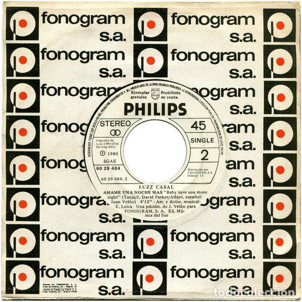 Discos de vinilo: Luzz Casal &ndash; El Ascensor (Vinyl, Philips 60 29 484) - Foto 2