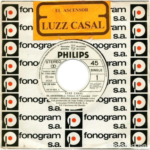 Vinyl-Schallplatten: Luzz Casal &ndash; El Ascensor (Vinyl, Philips 60 29 484)