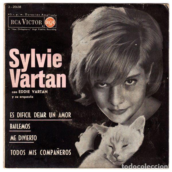 Discos de vinilo: Sylvie Vartan Con Eddie Vartan Y Su Orquesta &ndash; Es Dificil Dejar Un Amor (Vinyl, RCA Victor 3-20638)