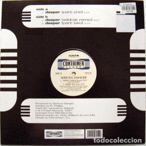Discos de vinilo: Serious Danger &ndash; Deeper (Vinyl, Container Records NM7052MX) - Foto 2