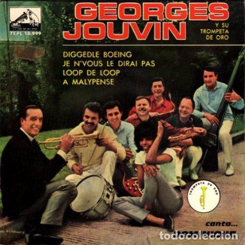 Disques de vinyle: Georges Jouvin, Y Su Trompeta De Ora Canta Dominique &ndash; Diggedle Boeing /Je N'vous Le Dirai Pas /...