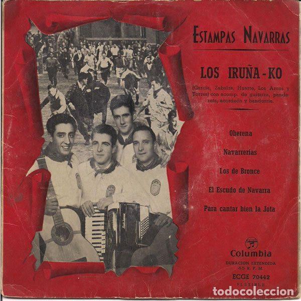 Discos de vinil: Los Iru&ntilde;a'ko &ndash; Estampas Navarras (Vinyl, Columbia ECGE 70442)