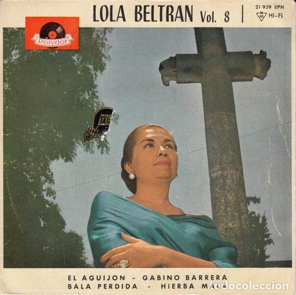 Discos de vinil: Lola Beltr&aacute;n &ndash; Lola Beltr&aacute;n Vol. 8 (Vinyl, Polydor 21 939 EPH)