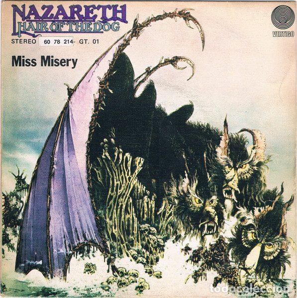 Dischi in vinile: Nazareth &ndash; Hair Of The Dog / Miss Misery (Vinyl, Vertigo 60 78 214)