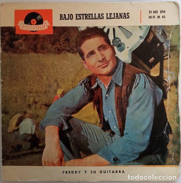 Vinyl-Schallplatten: Freddy Y Su Guitarra &ndash; Bajo Las Estrellas (Vinyl, Polydor 21 081 EPH)