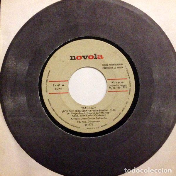 Discos de vinil: Basilio &ndash; Porqu&eacute; Ser&aacute;, Ser&aacute; (Brasilo-Brasila) (Vinyl, Novola P-41 A)