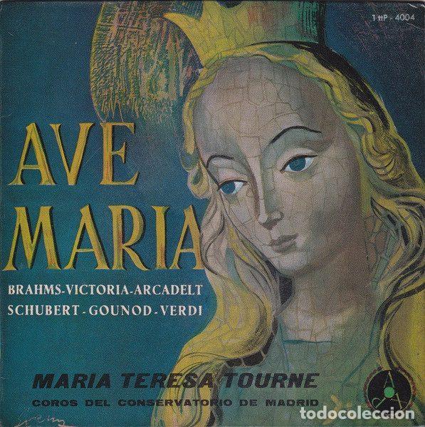 Vinyl records: Maria Teresa Tourne, Coros del Conservatorio de Madrid &ndash; Ave Maria (Vinyl, Pax A-4004)