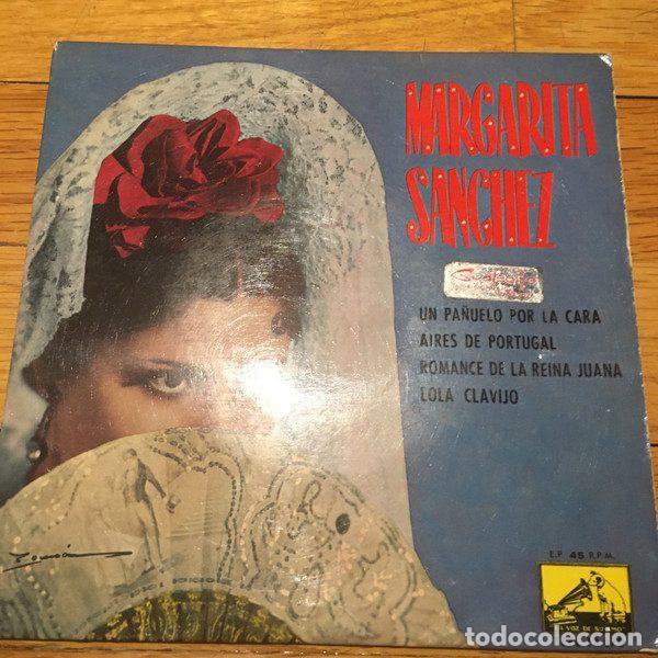 Dischi in vinile: Margarita S&aacute;nchez &ndash; Un Pa&ntilde;uelo Por la Cara (Vinyl, La Voz De Su Amo 7EPL 13.870)