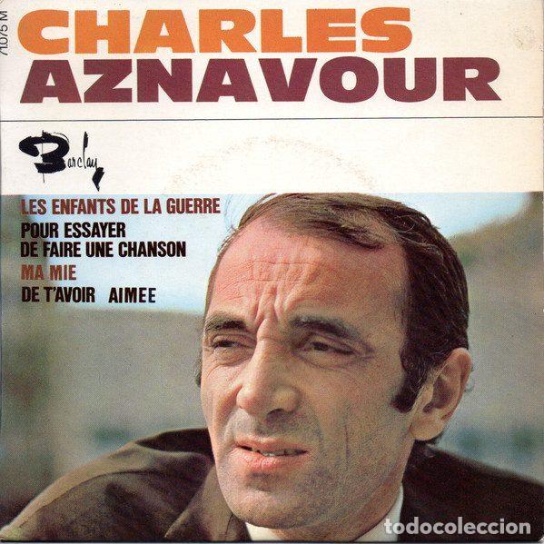Disques de vinyle: Charles Aznavour &ndash; Les Enfants De La Guerre (Vinyl, Barclay 71.075)