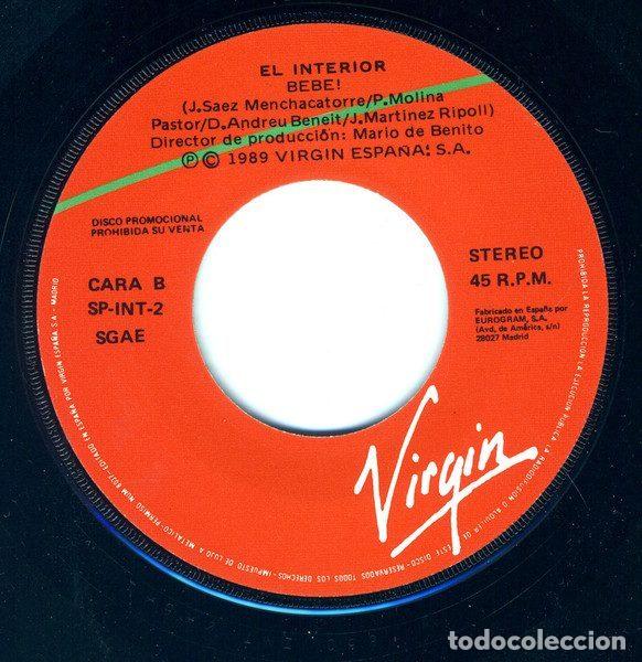 Discos de vinilo: El Interior &ndash; Caminando (Vinyl, Virgin SP-INT 2) - Foto 4