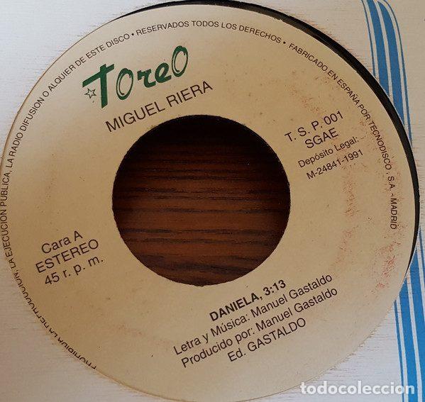Disques de vinyle: Miguel Riera &ndash; Daniela (Vinyl, Toreo T.S.P. 001)