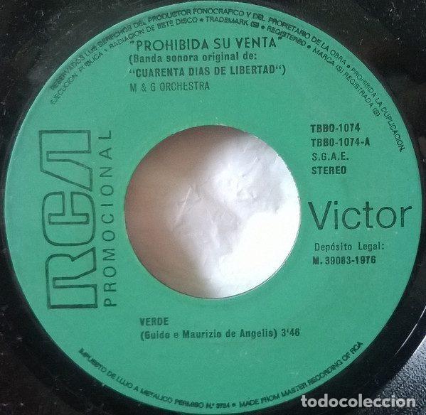Disques de vinyle: M & G Orchestra &ndash; Verde / &Egrave; Difficile (Vinyl, RCA Victor TBBO-1074)