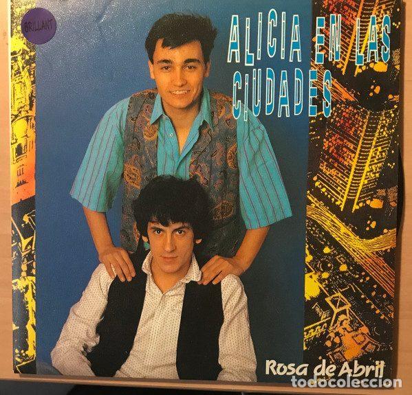 Vinyl records: Alicia En Las Ciudades &ndash; Rosa de Abril (Vinyl, Virgin SP-ALI-2)