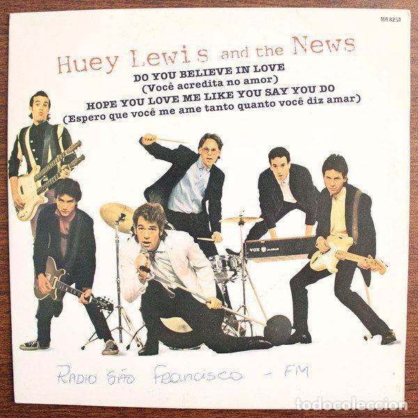 Vinyl records: Huey Lewis & The News &ndash; Do You Believe In Love (Vinyl, Chrysalis 101.8251)