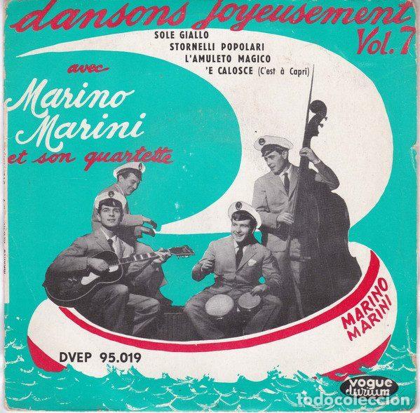 Disques de vinyle: Marino Marini Et Son Quartette &ndash; Dansons Joyeusement Vol. 7 (Vinyl, Vogue Durium DVEP 95.019)