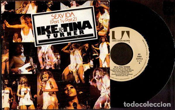 Dischi in vinile: Ike & Tina Turner &ndash; Sexy Ida (Part 1 Y Part 2) (Vinyl, United Artists Records 13.975-A)