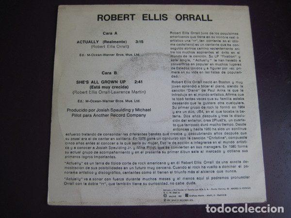Discos de vinilo: Robert Ellis Orrall &ndash; Actually (Vinyl, Why Fi WHY 2) - Foto 2