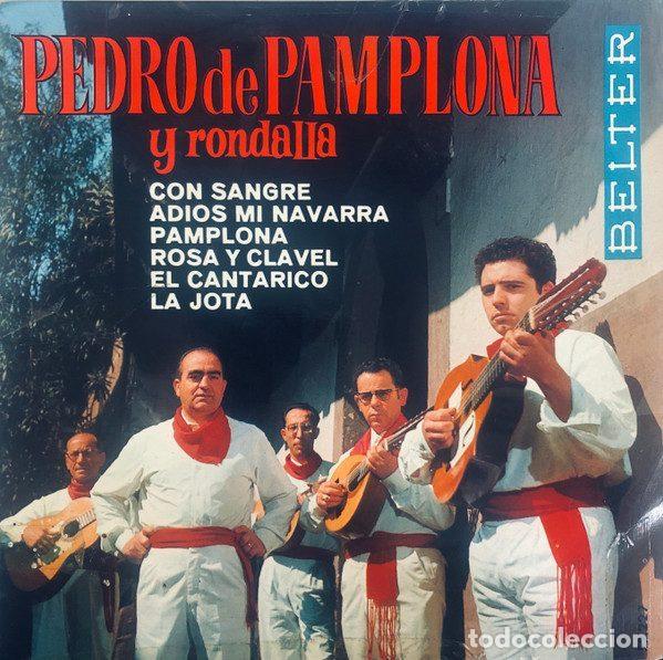 Discos de vinil: Pedro de Pamplona &ndash; Pedro de Pamplona y Rondalla (Vinyl, Belter 52.227)
