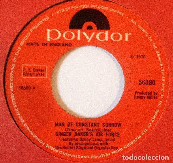 Dischi in vinile: Ginger Baker's Air Force &ndash; Man Of Constant Sorrow (Vinyl, Polydor 56380)