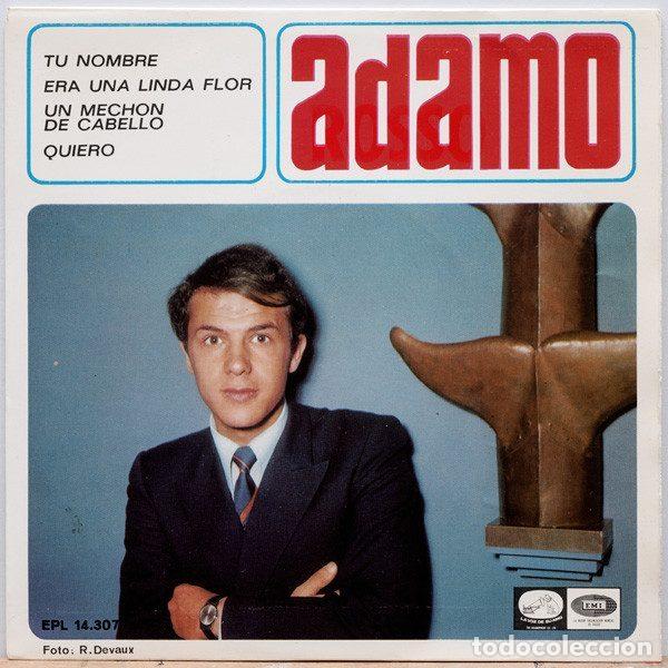 Vinyl-Schallplatten: Adamo &ndash; Tu Nombre (Vinyl, La Voz De Su Amo EPL 14.307)