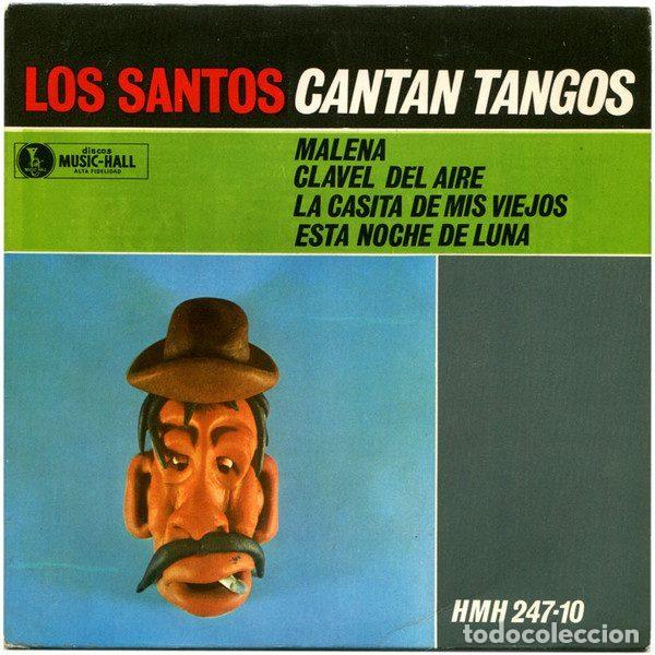 Dischi in vinile: Los Santos &ndash; Cantan Tangos (Vinyl, Music Hall HMN 247-10)
