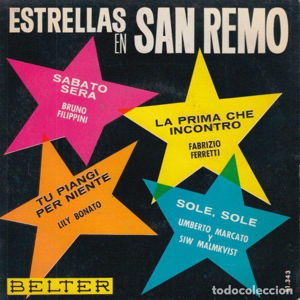 Vinyl-Schallplatten: Various &ndash; Estrellas En San Remo (Vinyl, Belter 51.343)