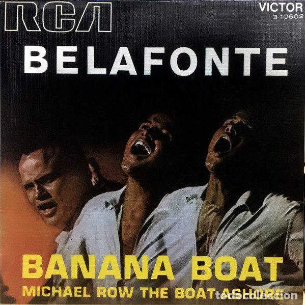 Vinyl records: Harry Belafonte &ndash; Banana Boat / Michael Row The Boat Ashore (Vinyl, RCA Victor 3-10602)