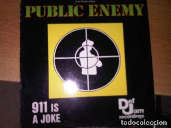 Disques de vinyle: Public Enemy &ndash; 911 Is A Joke (Vinyl, CBS 655837 6 )