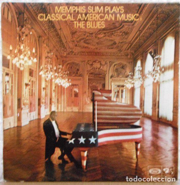 Discos de vinil: Memphis Slim &ndash; Memphis Slim Plays Classical American Music: The Blues (Vinyl, Barclay S-21.604)