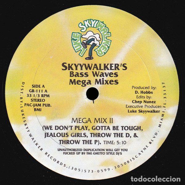 Disques de vinyle: Luke Skyywalker &ndash; Skyywalker's Bass Waves Mega Mixes (Vinyl, Luke Skyywalker Records GR-111)