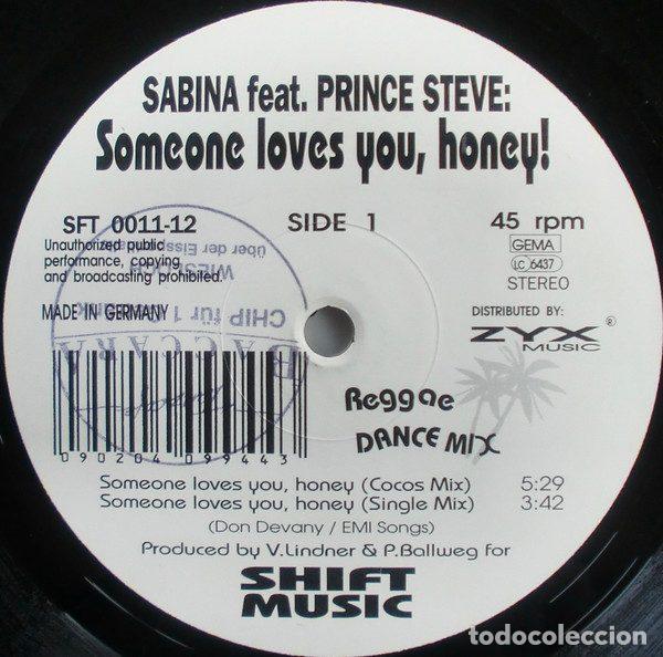 Discos de vinil: Sabina Feat. Prince Steve &ndash; Someone Loves You, Honey! (Vinyl, Shift Music SFT 0011-8)