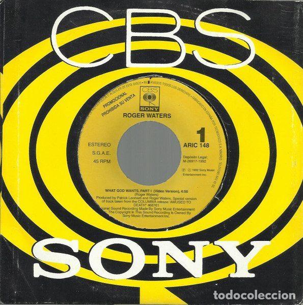 Vinyl records: Roger Waters &ndash; What God Wants, Part I (Vinyl, CBS/Sony ARIC 148)