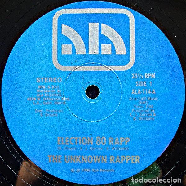Disques de vinyle: The Unknown Rapper &ndash; Election 80 Rapp (Vinyl, Ala ALA 114)