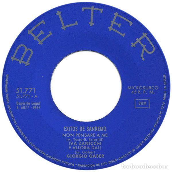 Discos de vinilo: Various &ndash; Exitos De San Remo 1967 (Vinyl, Belter 51.771) - Foto 3