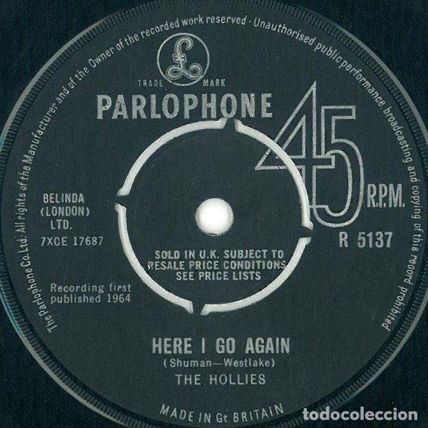 Discos de vinilo: The Hollies &ndash; Here I Go Again (Vinyl, Parlophone R 5137)