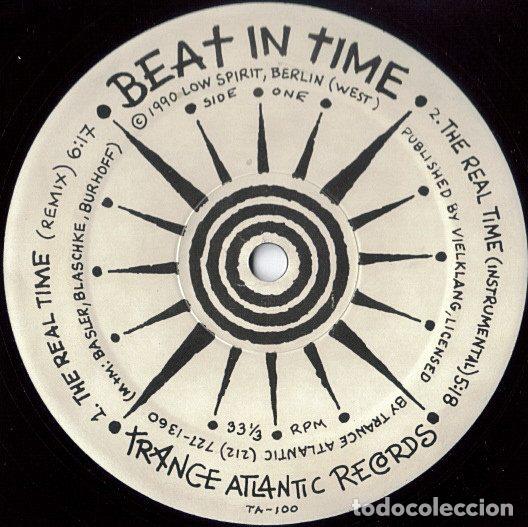 Disques de vinyle: Beat In Time &ndash; The Real Time (Vinyl, Trance Atlantic Records TA 100)