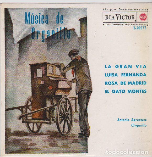 Disques de vinyle: Antonio Apruzzese &ndash; M&uacute;sica De Organillo (Vinyl, RCA Victor 3-20573)