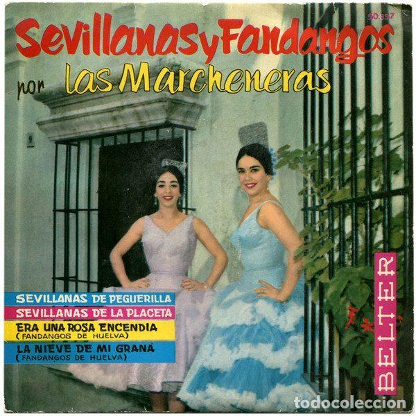 Disques de vinyle: Las Marcheneras &ndash; Sevillanas Y Fandangos (Vinyl, Belter 50.857)