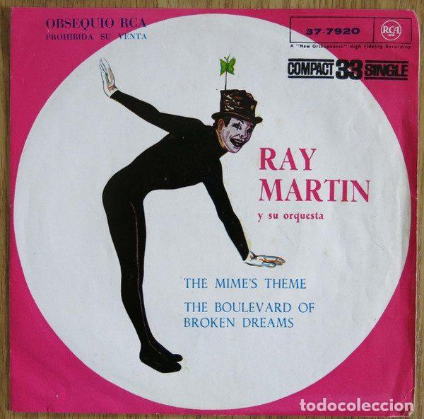 Discos de vinil: Ray Martin Y Su Orquesta &ndash; The Mime's Theme/The Boulevard Of Broken Dreams (Vinyl, RCA 37-7920)
