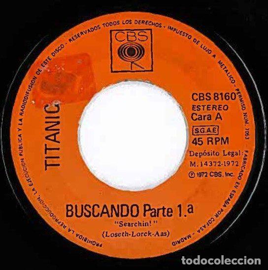 Discos de vinilo: Titanic &ndash; Buscando (Vinyl, CBS CBS 8160) - Foto 3