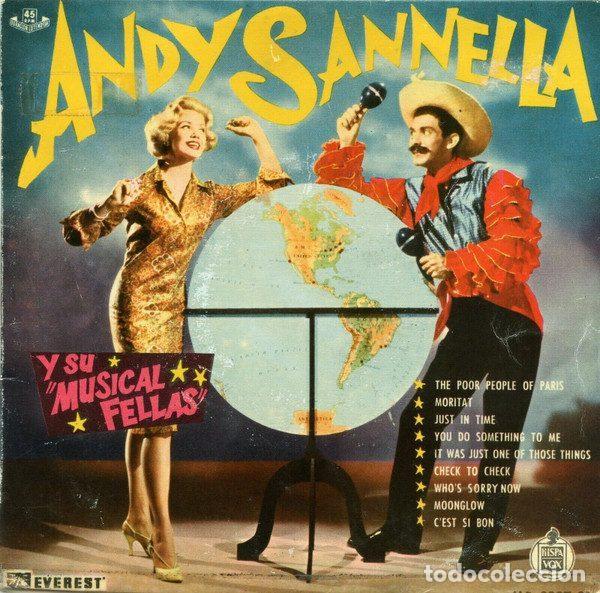 Disques de vinyle: Andy Sannella Y Su Musical Fellas &ndash; Musical Fellas (Vinyl, Hispavox HR 0027-01)
