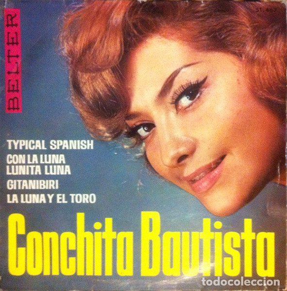 Vinyl records: Conchita Bautista &ndash; Typical Spanish / Con La Luna Lunita Luna / Gitanibiri / La Luna Y El Toro...