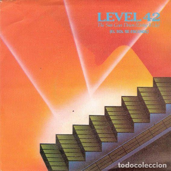 Vinyl-Schallplatten: Level 42 &ndash; The Sun Goes Down (Living It Up) = El Sol Se Esconde (Vinyl, Polydor 813 797-7)