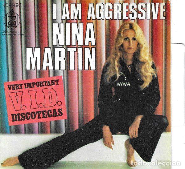 Disques de vinyle: Nina Martin &ndash; I Am Aggressive (Vinyl, Hispavox 45-1493)