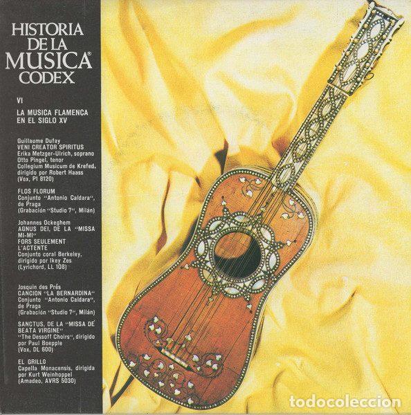 Discos de vinilo: Various &ndash; Historia De La Musica VI. La Musica Flamenca En El Siglo XV (Vinyl, Codex HDM-006)